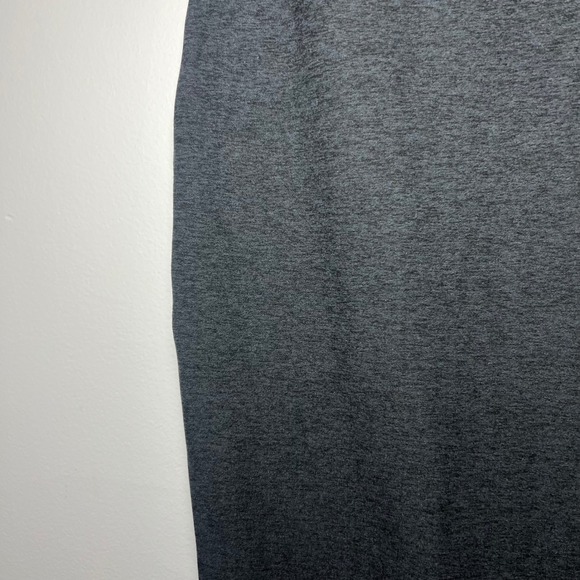 Beyond Yoga Strapless Tube Dress Gray Space Dye Slit Small Minimalist Stretch - Picture 3 of 6